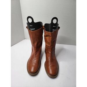 Cole Haan Western Mid Calf Slouch Boots Brown Women's 9.5B